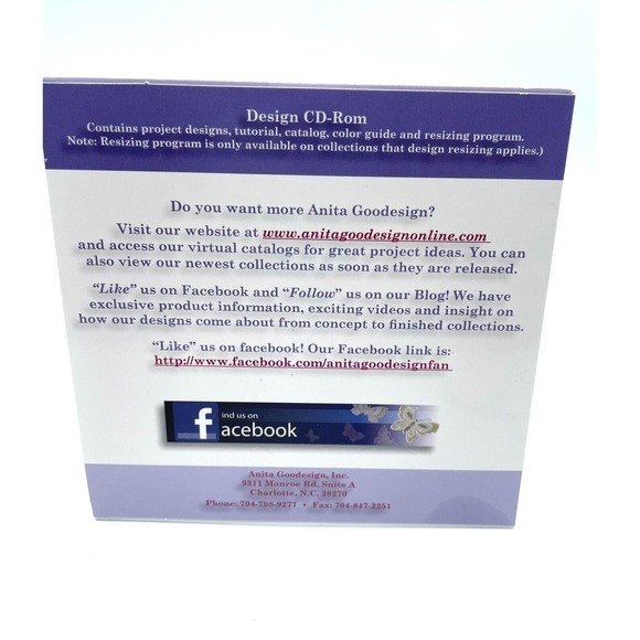 Anita Goodesign’s Embroidery Designs, Tutorial, Catalog, Color Guide & Resizing - Picture 3 of 3